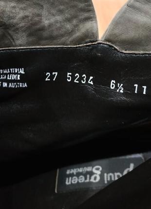 Великолепные кожаные ботильоны австрийского премиум бренда paul green, бур-во австрия7 фото