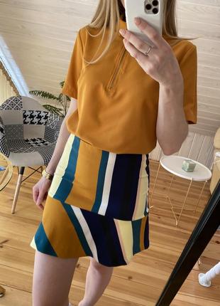 Цветная юбка zara