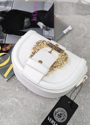 Женская сумка  jeans couture клатч версаче белый4 фото