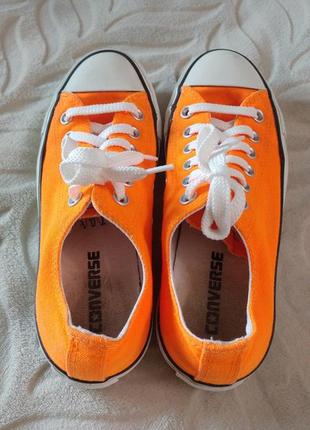 Яркие конверсы converse Tie all star оригинал4 фото