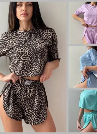 Супер качество! пижама топ шортики пижамка женская топик шорты
