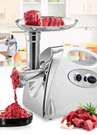 Мясорубка rainberg rb-675 3800w с соковыжималкой1 фото