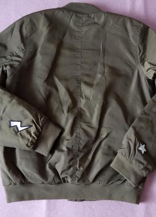 Демисезонная курточка, бомбер на 152 см5 фото