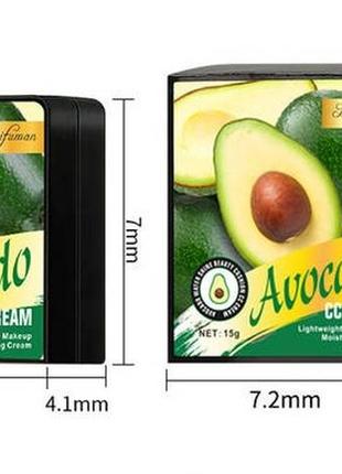Кушон для обличча з екстрактом авокадо difuman avocado cushon cream, 15 грам, 01- натуральний беж2 фото