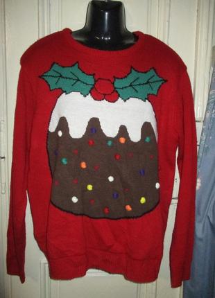 Свитер мужской.новогодний.разм 2xl