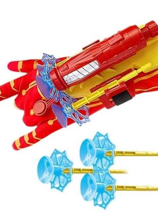 6-13 років рукавичка залізна людина з кульками-присосками