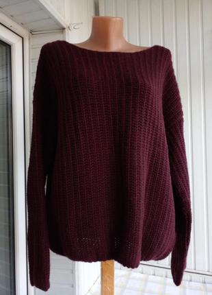 Мягкий шерстяной свитер джемпер большого размера батал3 фото
