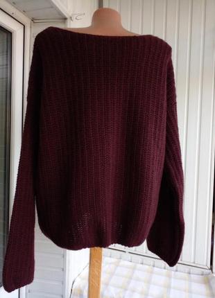 Мягкий шерстяной свитер джемпер большого размера батал4 фото