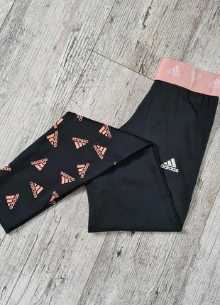 Спортивные лосины леггинсы тайтсы adidas8 фото