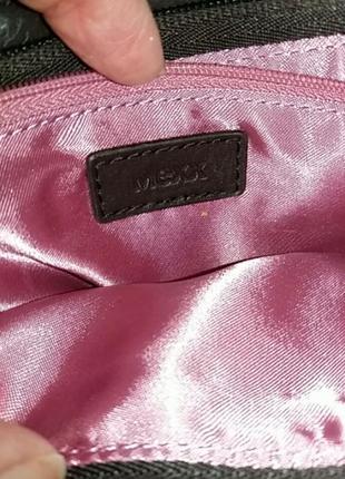 Акцентна сумочка багет.текстиль і поліуретан6 фото