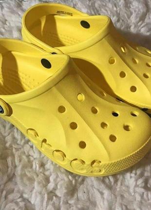 Крокс бая клог желтые лимони crocs baya clog yellow-lemon4 фото