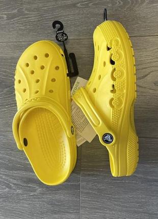 Крокс бая клог желтые лимони crocs baya clog yellow-lemon5 фото