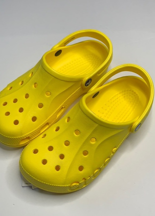 Крокс бая клог желтые лимони crocs baya clog yellow-lemon6 фото