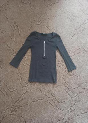 Гольф серый, водолазка змейка