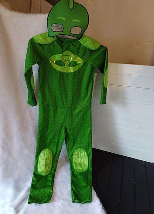 Карнавальный маскарадный костюм геко герои в масках 4-6 лет