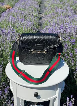 👜 gucci lady web total black