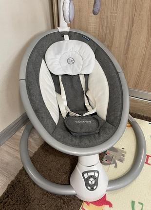 Заколисуючий центр el camino cocoon сірий (me 1073 gray linen)