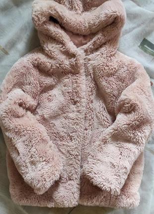 Утеплена шубка, полушубок на на 5-6 р.