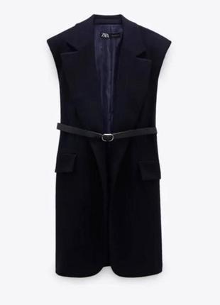 Пальто жилет оригинал zara