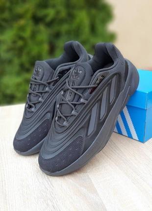 Чоловічі кросівки adidas ozelia black чорного кольору