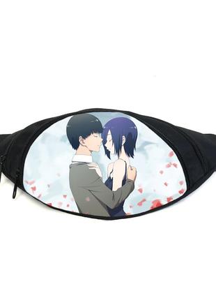 Поясная сумка бананка токийский гуль tokyo ghoul (gb tg 042) gear bag черная1 фото