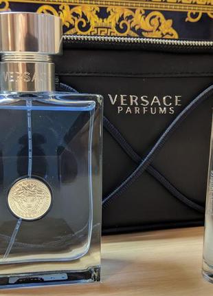 Versace pour homme подарочный набор оригинал 100%.2 фото