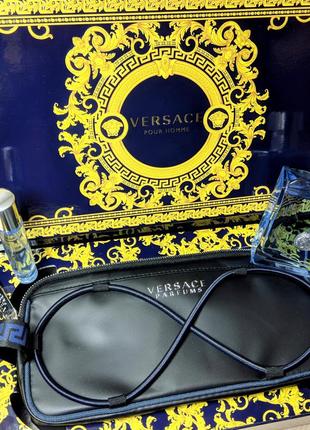 Versace pour homme подарочный набор оригинал 100%.3 фото