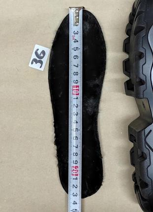 Последняя пара натуральная кожа кожаные черные ботинки угги сапоги дутики натуралки унты снегоходы 36 р 23-23.5 см7 фото