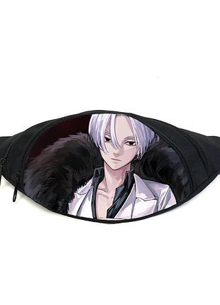 Поясна сумка бананка токійські мерехтіли tokyo revengers (gb tr 031) gear bag чорна