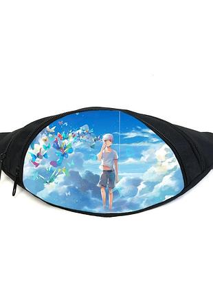 Поясная сумка бананка токийский гуль tokyo ghoul (gb tg 015) gear bag черная