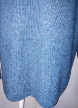 100% кашемир свитер бирюзовый 4
