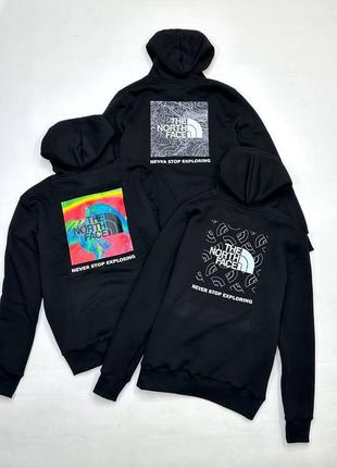Худи от the north face на флисе