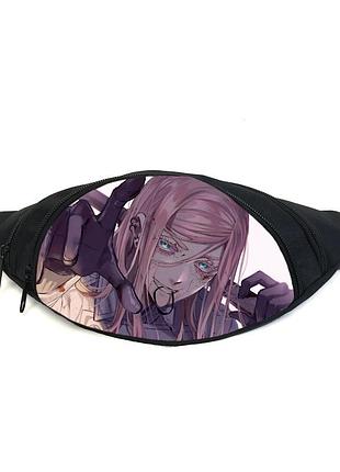 Поясна сумка бананка токійські мерехтіли tokyo revengers (gb tr 037) gear bag чорна