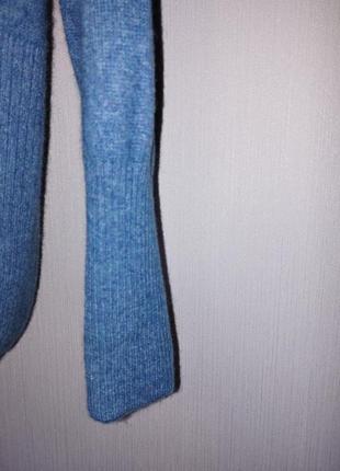 100% кашемир свитер бирюзовый 6