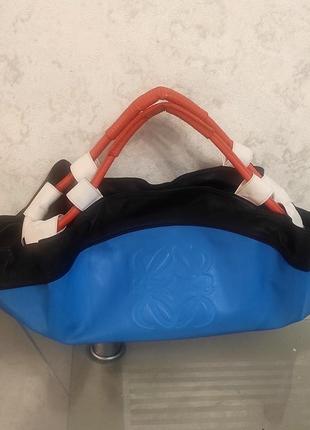 Сумка loewe nappa , натуральна шкiра, .