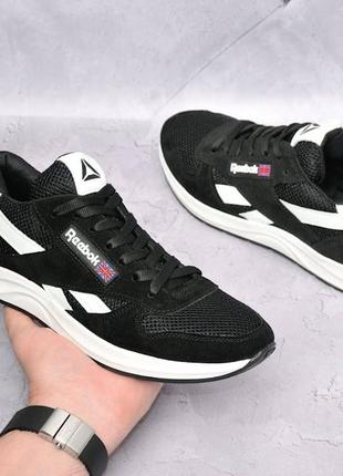 Reebok retro black 43р, 44р4 фото