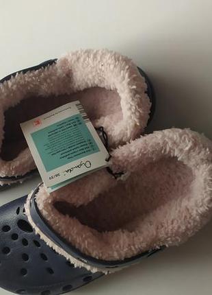 Oyanda теплые кроксы 38/39 с съемным мехом