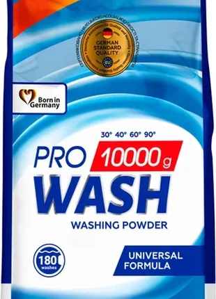 Порошок для прання універсальний pro wash 10 кг1 фото