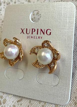 Сережки xuping jewelry3 фото