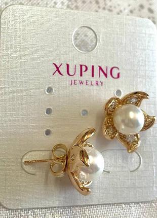 Сережки xuping jewelry4 фото