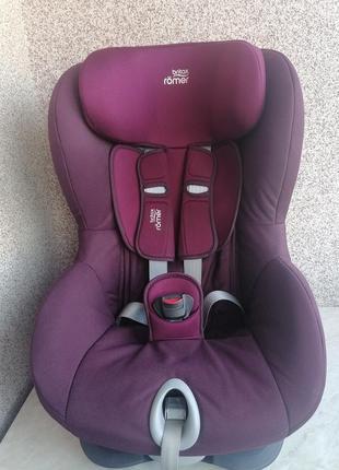 Автокрісло britax römer king ii black series (burgundy red)1 фото