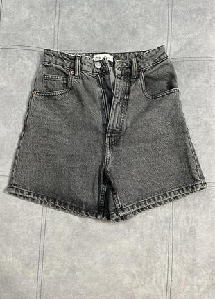 Шорты джинсовые бермуды zara