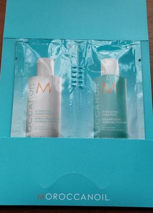 Шампунь і кондиціонер moroccanoil hydration2 фото