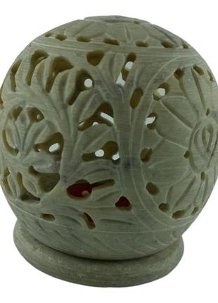 Підсвічник аромакуричниця з мильного каменю (832х8х 5,1 см)2 фото