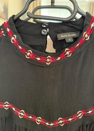 Блуза чорна з вишивкою , вишиванка2 фото