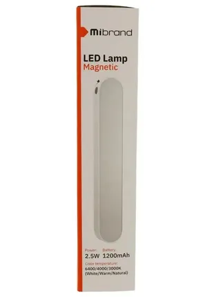 Светодиодная лампа mibrand led lamp magnetic на аккумуляторе5 фото