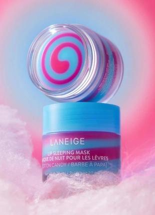 Нічна маска для губ laneige lip sleeping mask cotton candy4 фото