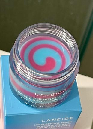 Ночная маска для губ laneige lip sleeping mask cotton candy7 фото