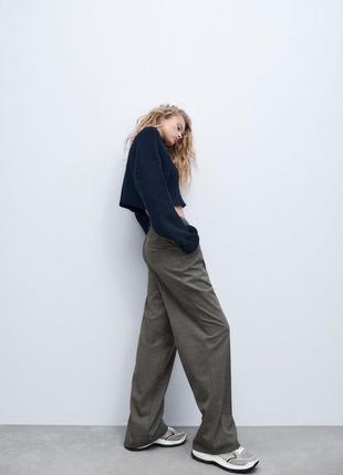 Брюки палаццо zara 5