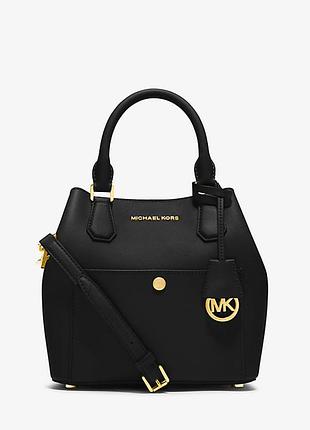 Michael kors greenwich medium сумка сафьяновая кожа